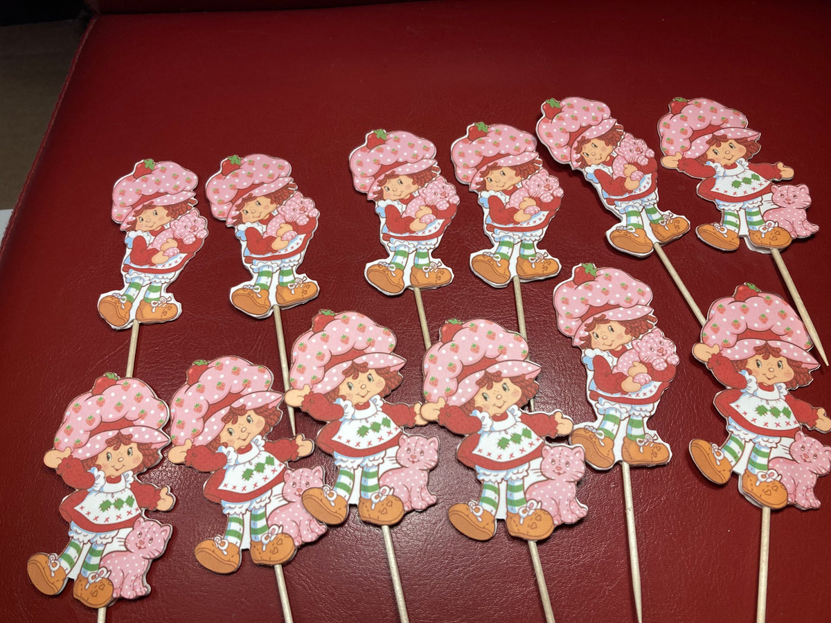 Strawberry Shortcake Cupcake Toppers Decoration Original Cake Stuff To Go strawberry-shortcake-cupcake-toppers-decoration-original-cake-stuff-to-go