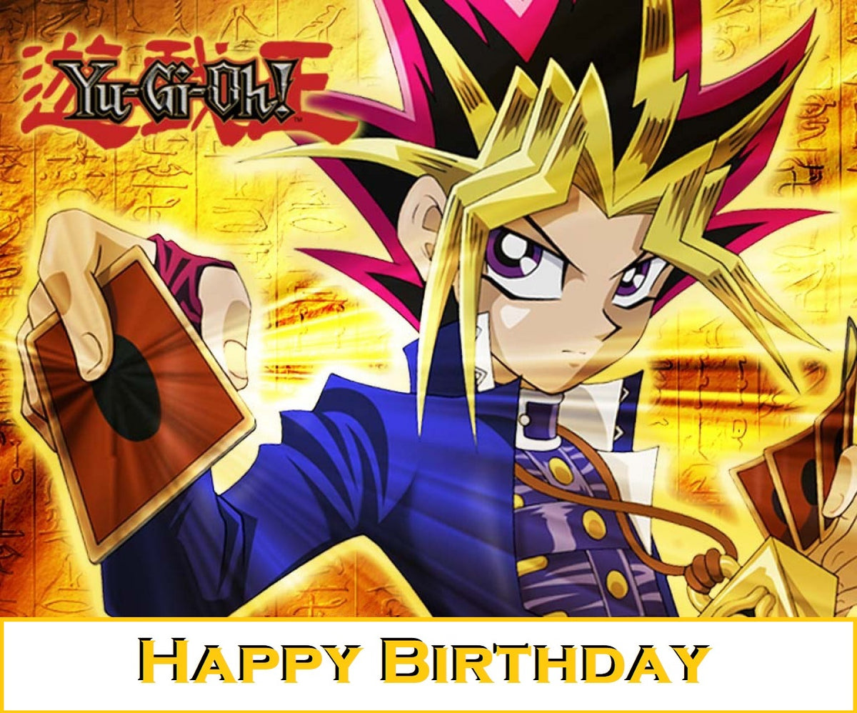 yugioh happy birthday card Yu Gi Oh Edible Cake Topper Print Run:First Print Box #2 Pokémon card Europe What's your favorite “rule-breaking”