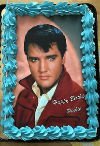 Elvis Presley Edible Cake Topper