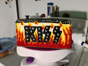 KISS Rock Band Edible Cake Topper
