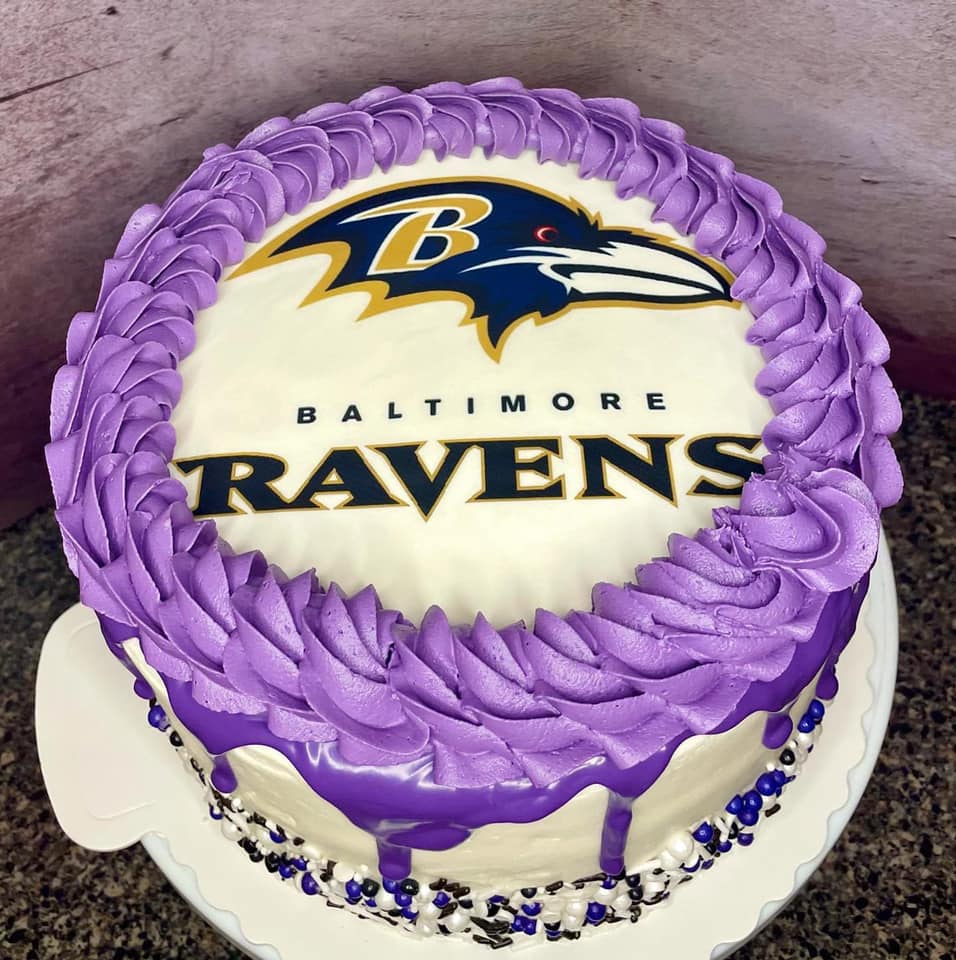 Baltimore Ravens Edible Cake Topper Image Decoration