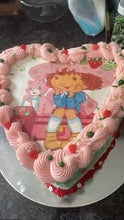 Load image into Gallery viewer, Strawberry Shortcake Edible Cake Topper Decoration 2nd Generation