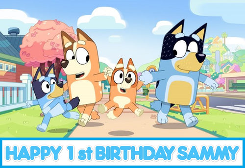 Bluey Edible Cake Topper Image Decoration