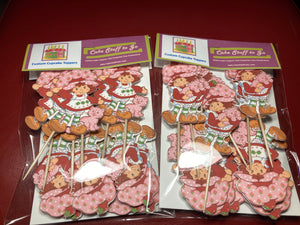 Strawberry Shortcake Cupcake Toppers Decoration Original