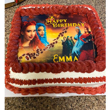 Load image into Gallery viewer, Descendants The Rise of the Red Edible Cake Topper Image