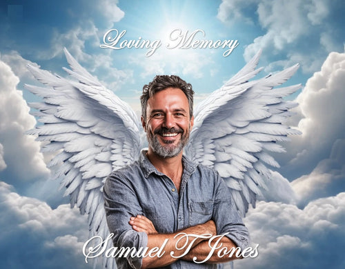 Memorial  Edible Cake topper w/ Photo