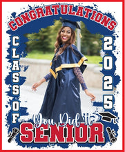 Load image into Gallery viewer, Congratulations Graduate edible cake topper w/ Your Photo