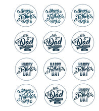 Load image into Gallery viewer, Happy Father&#39;s Day Cupcake Toppers