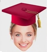 Load image into Gallery viewer, Graduation Face Cupcake Toppers w/Your Photo