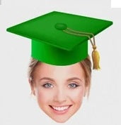Graduation Face Cupcake Toppers w/Your Photo