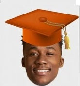 Graduation Face Cupcake Toppers w/Your Photo