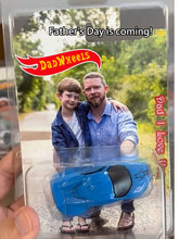 Load image into Gallery viewer, Custom Father&#39;s Day Hot Wheels Label w/ Your Photo