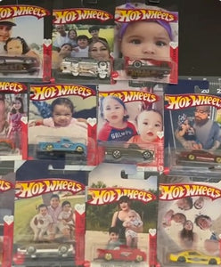 Custom Father's Day Hot Wheels Label w/ Your Photo