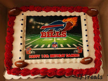 Load image into Gallery viewer, Buffalo Bills  Edible Cake Topper