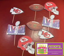 Load image into Gallery viewer, Super Bowl  LIX 59  Kansas City Chiefs  Cupcake Topper