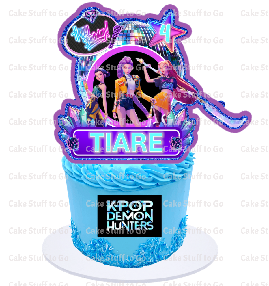KPop Demon Hunters  Cake Topper