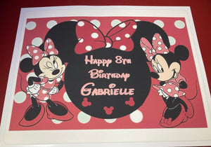 Minnie Mouse Edible Cake Topper