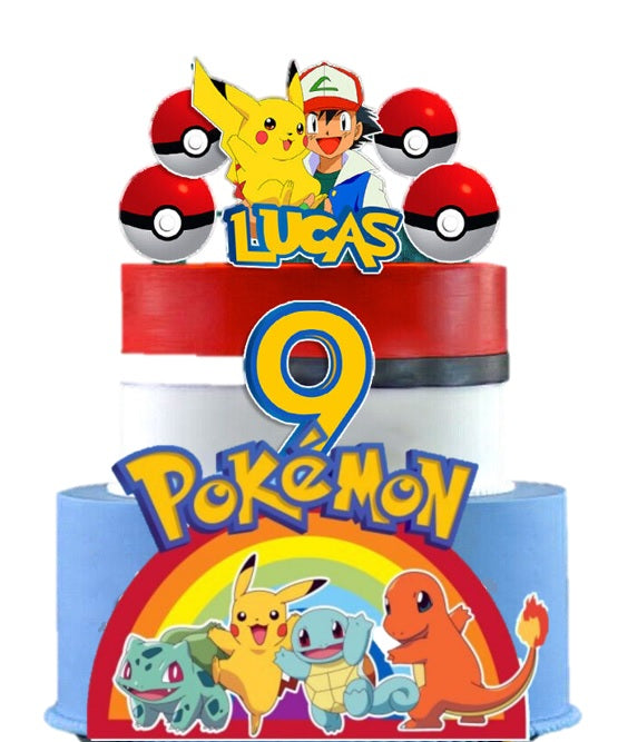 Pokemon Cake Topper