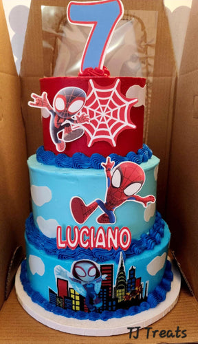 Spidey and his Amazing Friends Edible Topper  &  Cake Topper