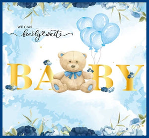 We Can Bearly Wait Baby Shower Edible Cake topper