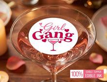 Load image into Gallery viewer, Galentine Day Edible Drink Cocktail Topper