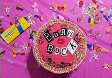 Load image into Gallery viewer, Mean Girls Burn Book Edible Cake Topper Image Decoration