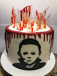Halloween Michael Myers Edible Cake Topper