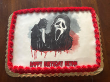 Load image into Gallery viewer, Halloween Scream Edible Cake Topper