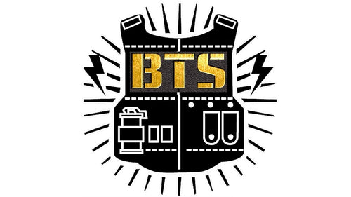 BTS Bangtan Boys Army Vest Edible Cake Topper Image