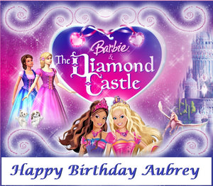 Barbie and the Diamond Castle Edible Cake Topper Decoration