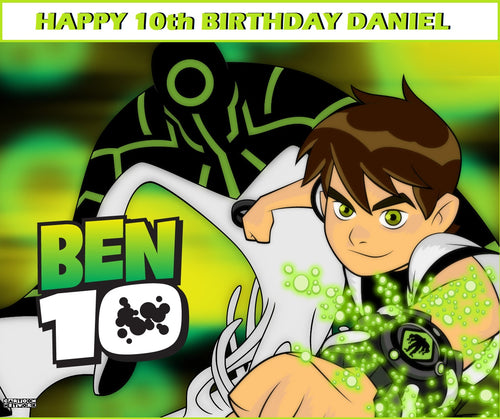 Ben 10 Edible Cake Topper Image Decoration