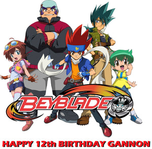 Beyblade Edible Cake Topper Image