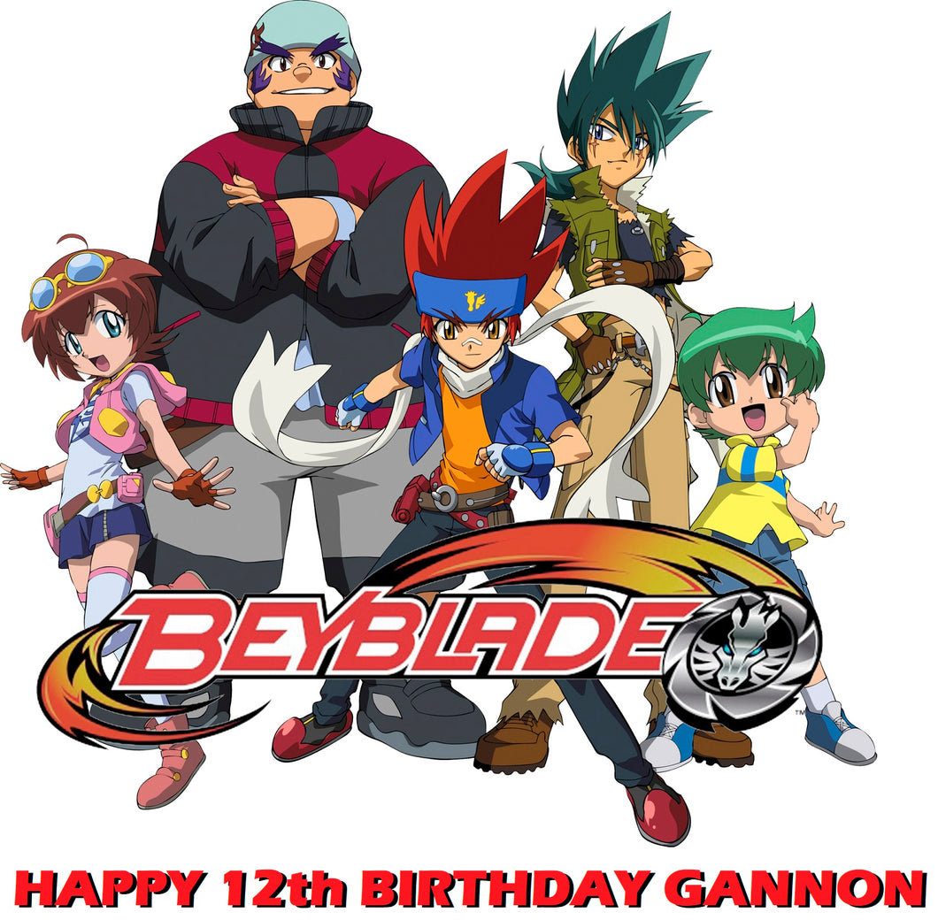 Beyblade Edible Cake Topper Image