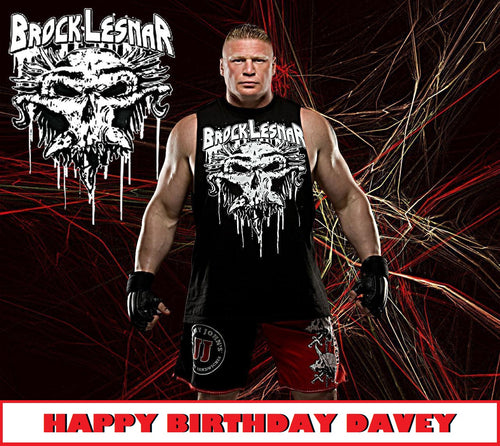 Brock Lessner Edible Cake Topper