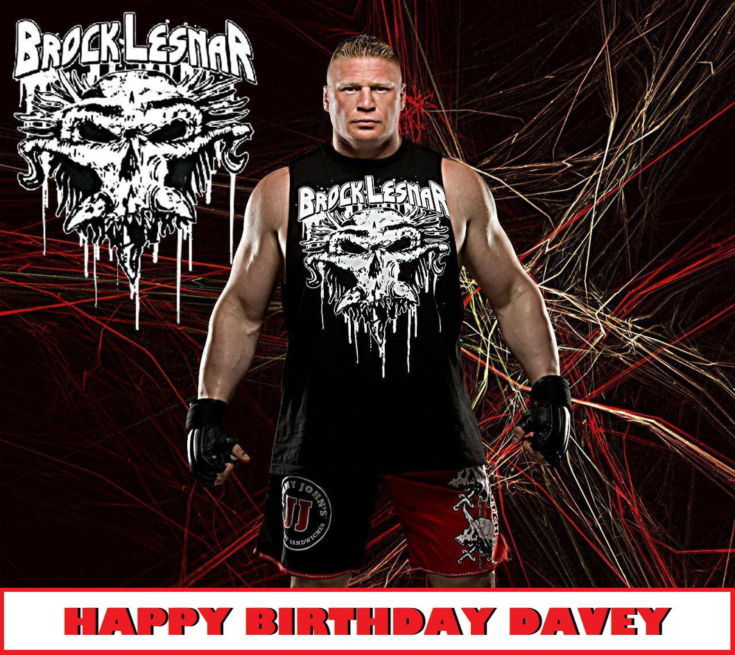 Brock Lessner Edible Cake Topper
