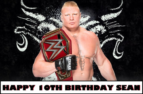 Brock Lessner Edible Cake Topper