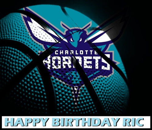 Charlotte Hornets Edible Cake Topper