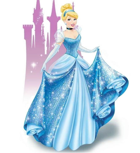 Cinderella Edible Cake Topper Image