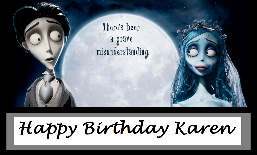 Corpse Bride Edible Cake Topper Image Birthday/Halloween