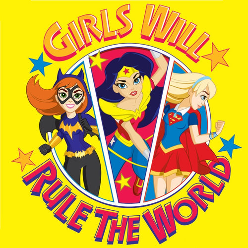 DC Superhero Girls Edible Cake Topper Image