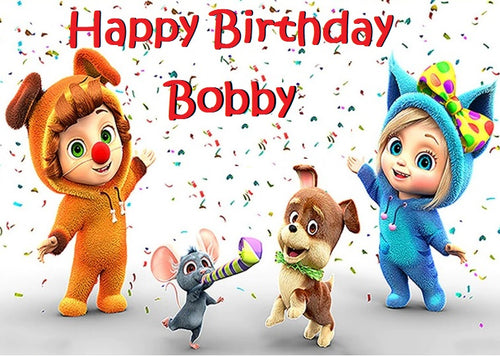 Dave and Ava Edible Cake Topper Image Decoration