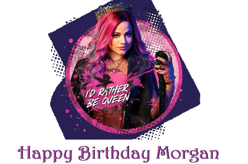 Descendants 3 Aubrey Edible Cake Topper Image