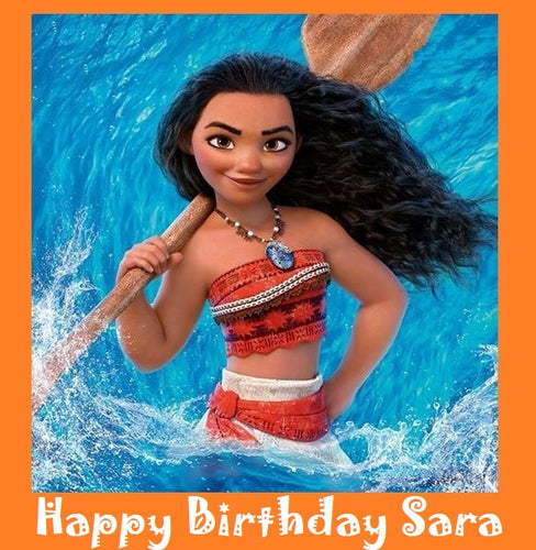 Disney Moana Edible Cake Topper Image