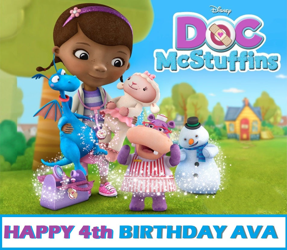 Doc McStuffins Edible Cake Topper Image