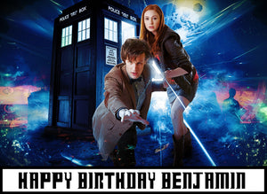 Doctor Who  Edible Cake Topper Image Decoration