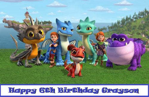 Dragons Rescue Riders Edible Cake Topper Image Decoration