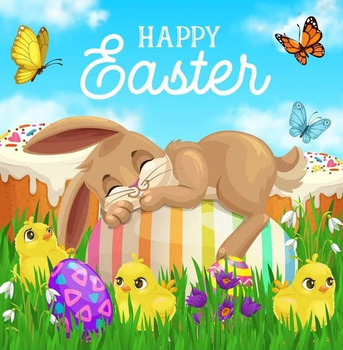 Easter Bunny Edible Cake Topper