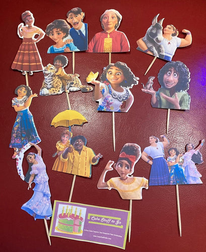 Encanto Cupcake Toppers Image Decoration