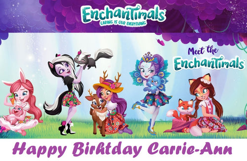 Enchantimals Edible Cake Topper Image