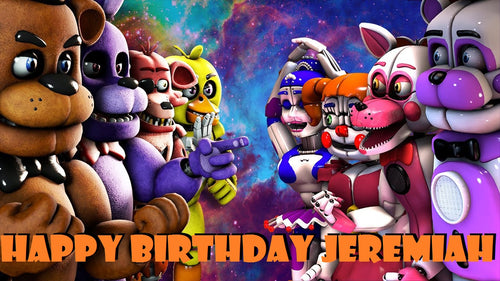 Five Nights At Freddy's Edible Cake Topper Image